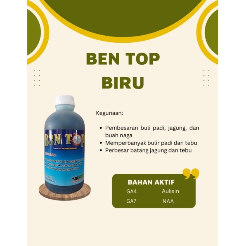 Jual BENTOP BIRU ~ ZPT Pembesar Buah JAGUNG, PADI, TEBU, BUAH NAGA, dll ...