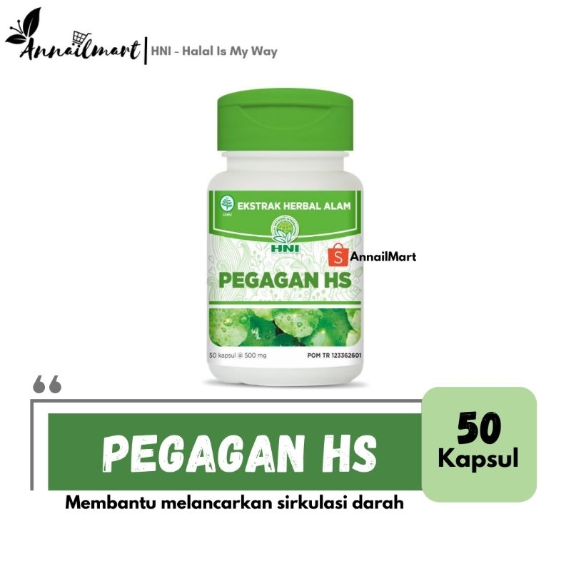 Jual Pegagan Hs 50 Kapsul Ekstrak Daun Pegagan Centella Herba