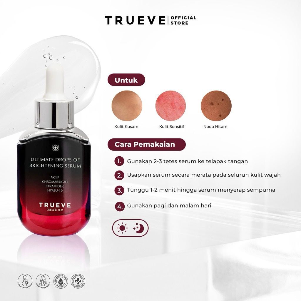 Jual [READY] TRUEVE Ultimate Drops of Brightening Serum 30 ML | Shopee ...