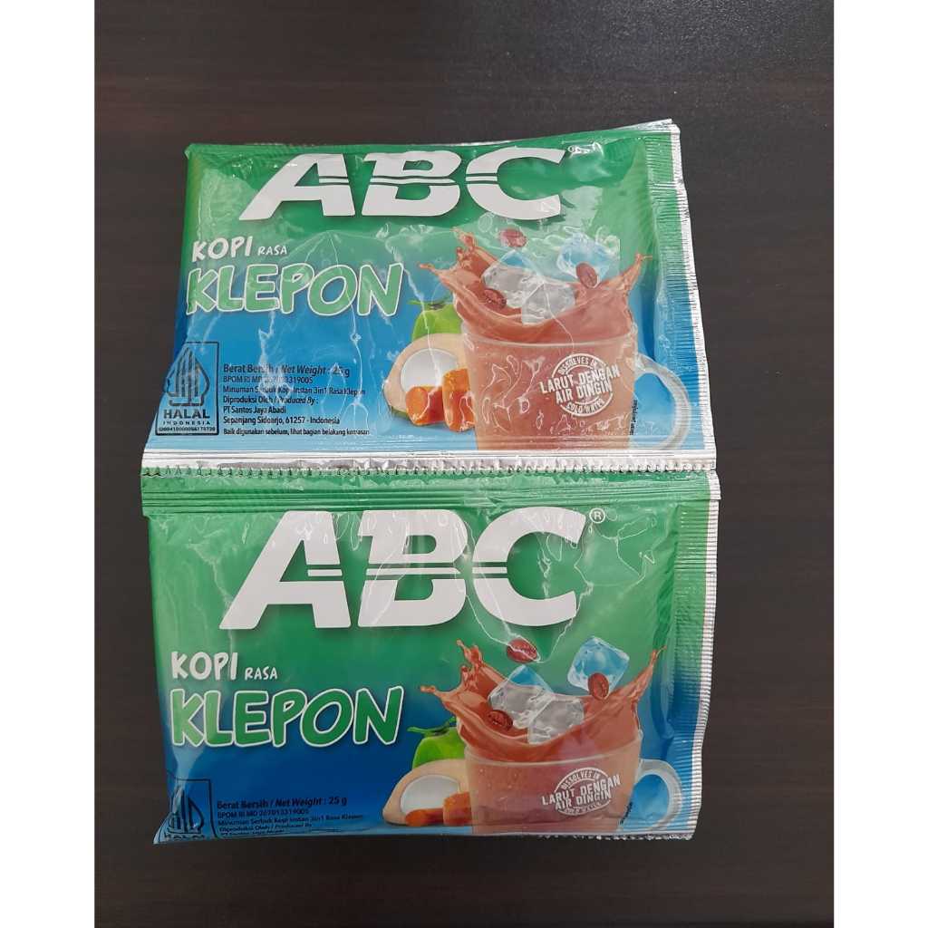 Jual ABC Kopi Rasa Klepon 1 Renteng 10 sachet | Shopee Indonesia