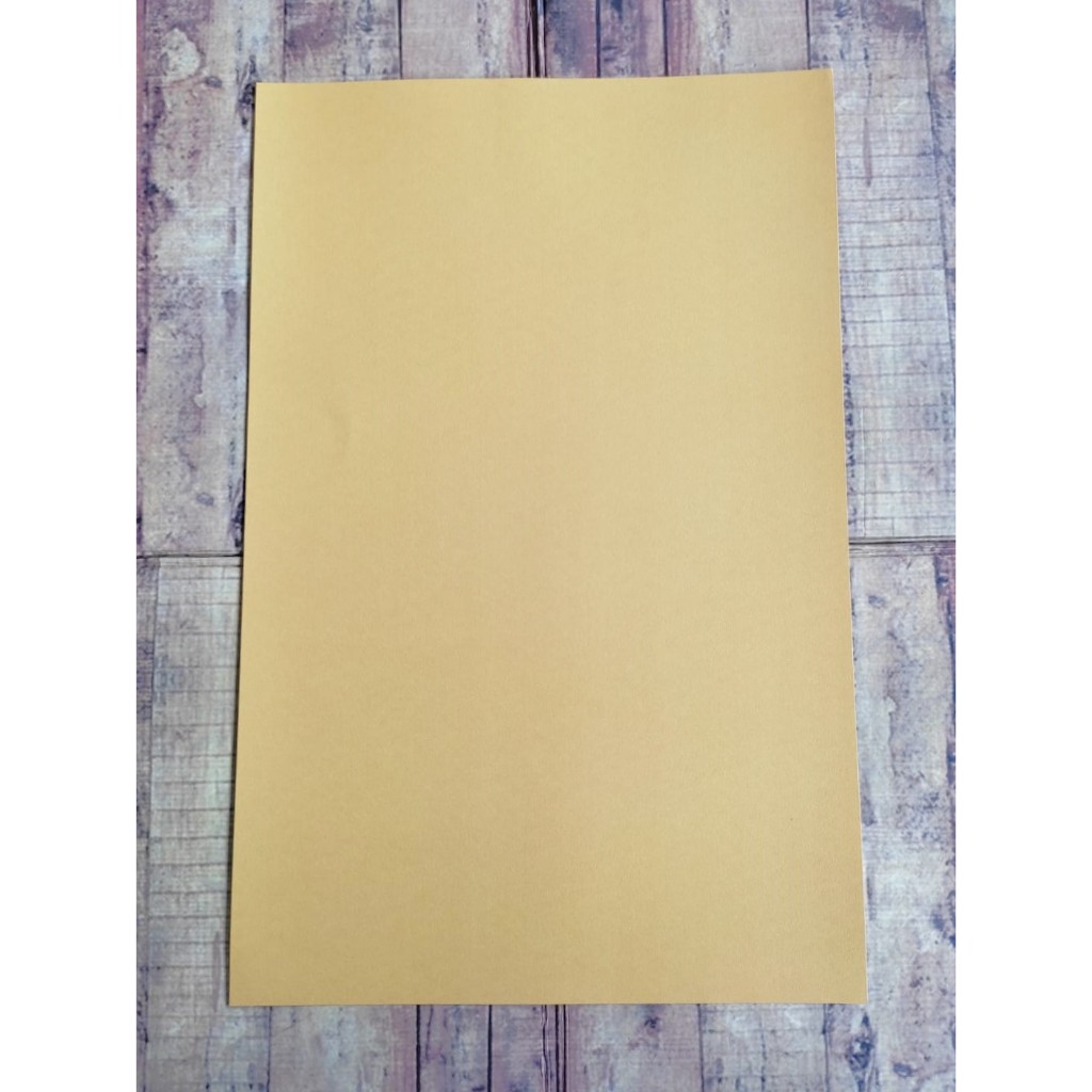 Jual 1 Lembar Kertas Cover Jilid Manila F4 / Brief Card (BC) Putih