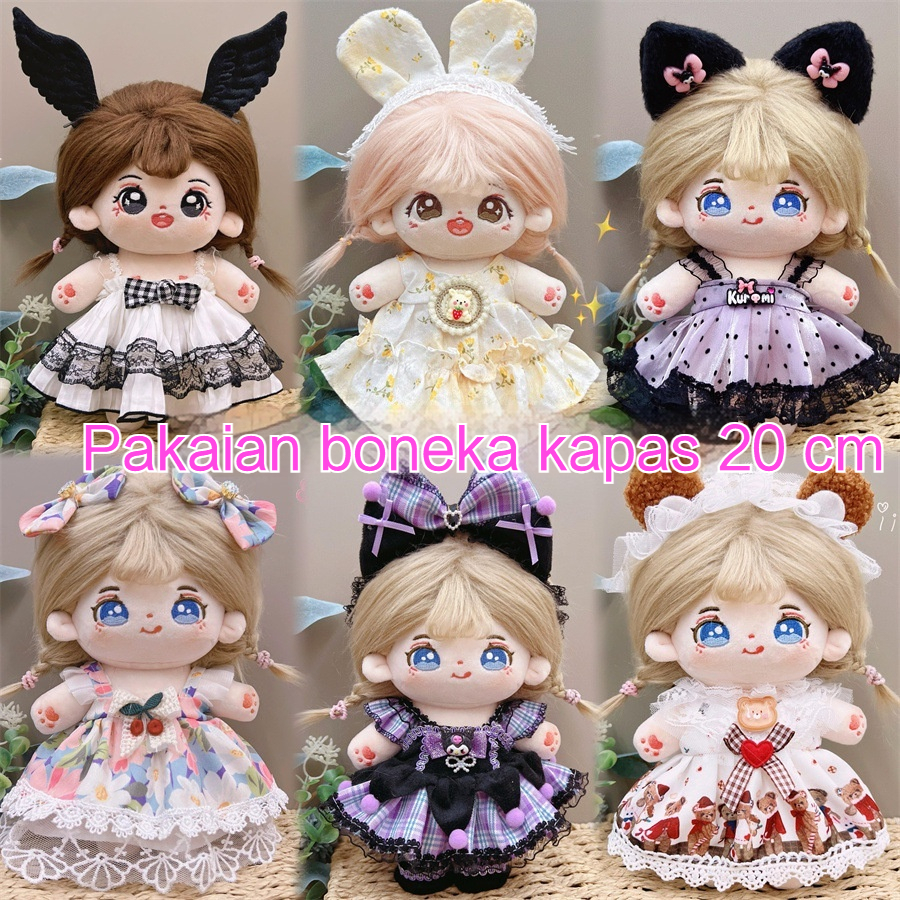 Jual 20 cm Cotton Doll Cute Sweet Dress 20 cm Doll Doll Dress Lolita ...