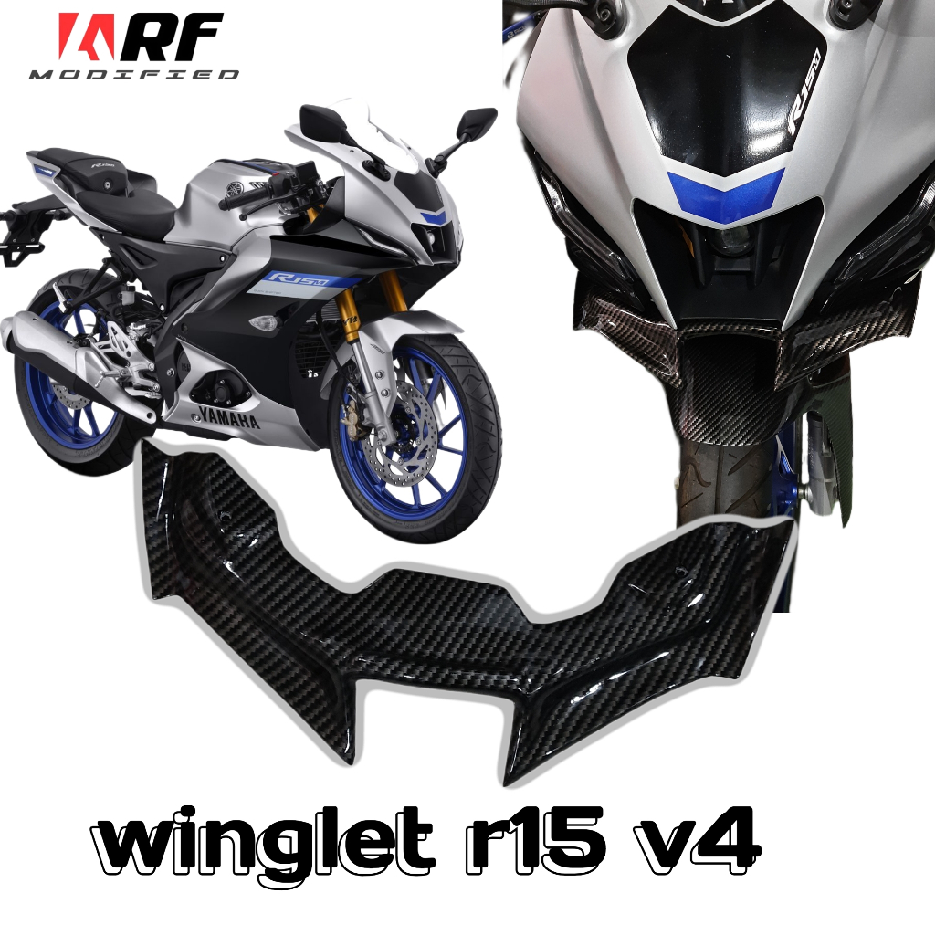 Jual Winglet Carbon R15M R15 V4 Connected terbaru carbon | Shopee Indonesia
