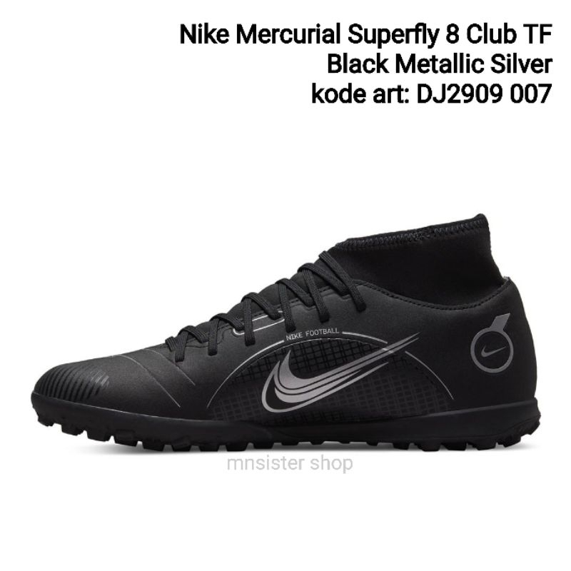 Jual Sepatu Futsal Nike Mercurial Superfly 8 Club Turf TF Black DJ2909 007 Original BNIB Ori Asli Shopee Indonesia