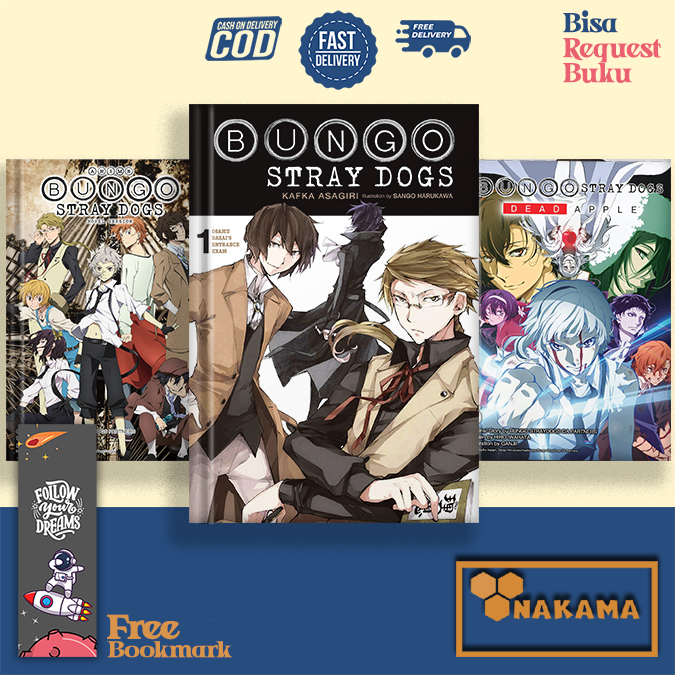 Jual Bungo Stray Dogs Light Novel (Vol. 1 - 8) Kafka Asagiri (English ...