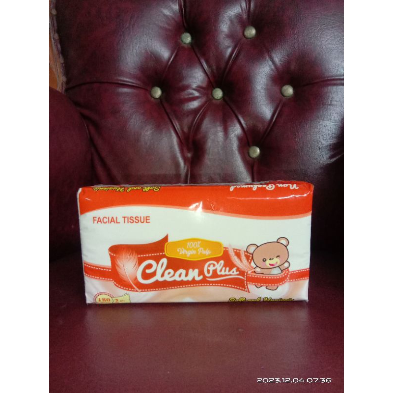 Jual TISSUE CLEAN PLUS || FACIAL TISSUE || TISSUE CLEAN PLUS 180 - 2 ...