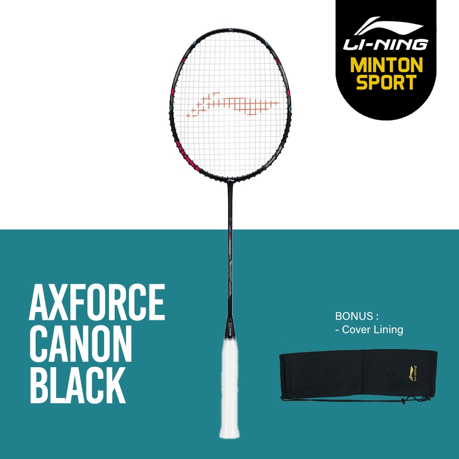 Jual RAKET LINING AXFORCE CANON - BLACK (5U) | Shopee Indonesia