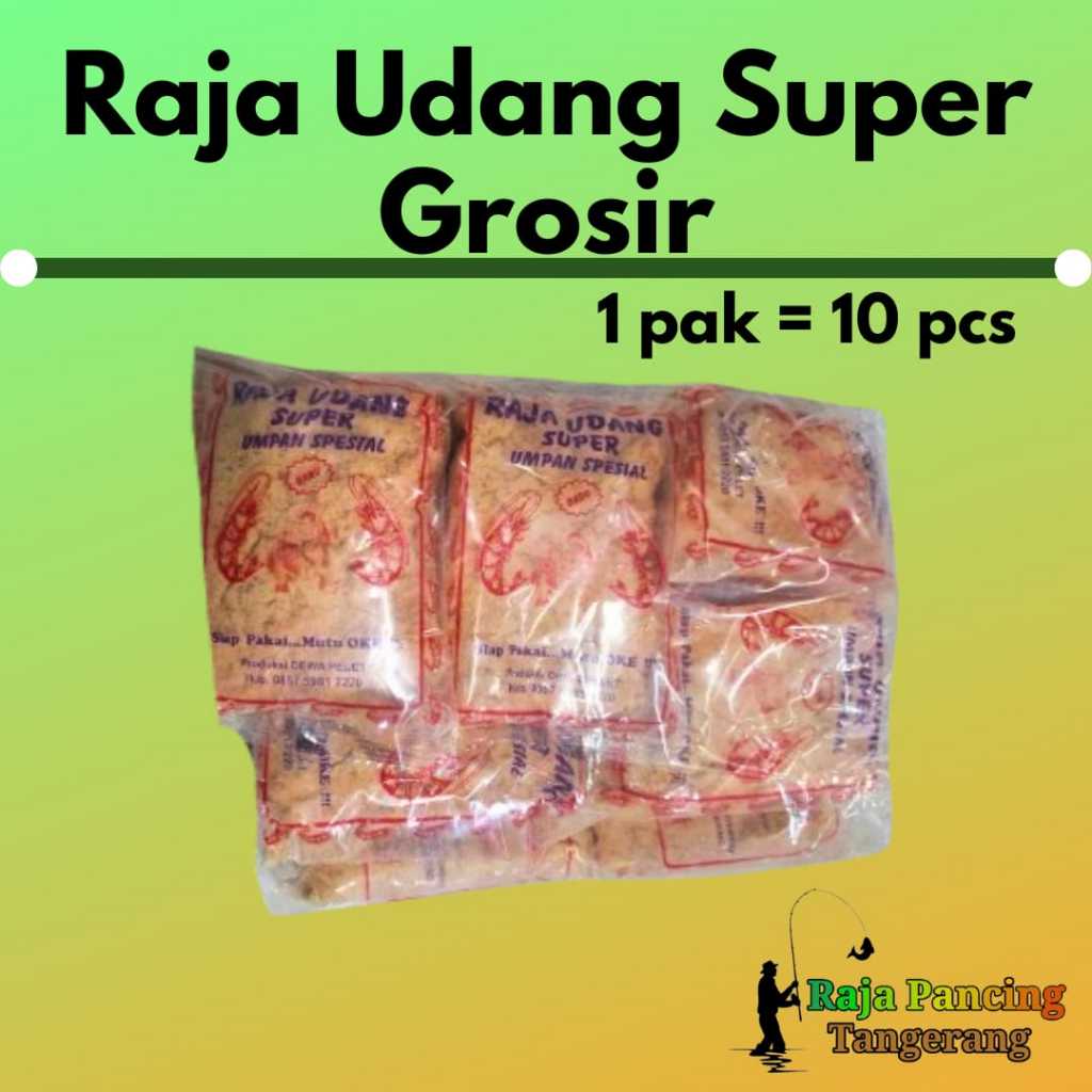 Jual Pelet Umpan Spesial Raja Udang Super Grosir 1 Pak 10 Pcs