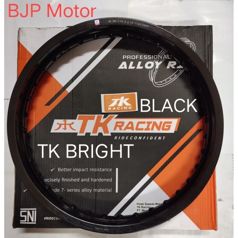 Jual Velg TK Racing Ring 18 x 1.60 x 1.85 x 2.15 BLACK Bright WM 36H TK ...