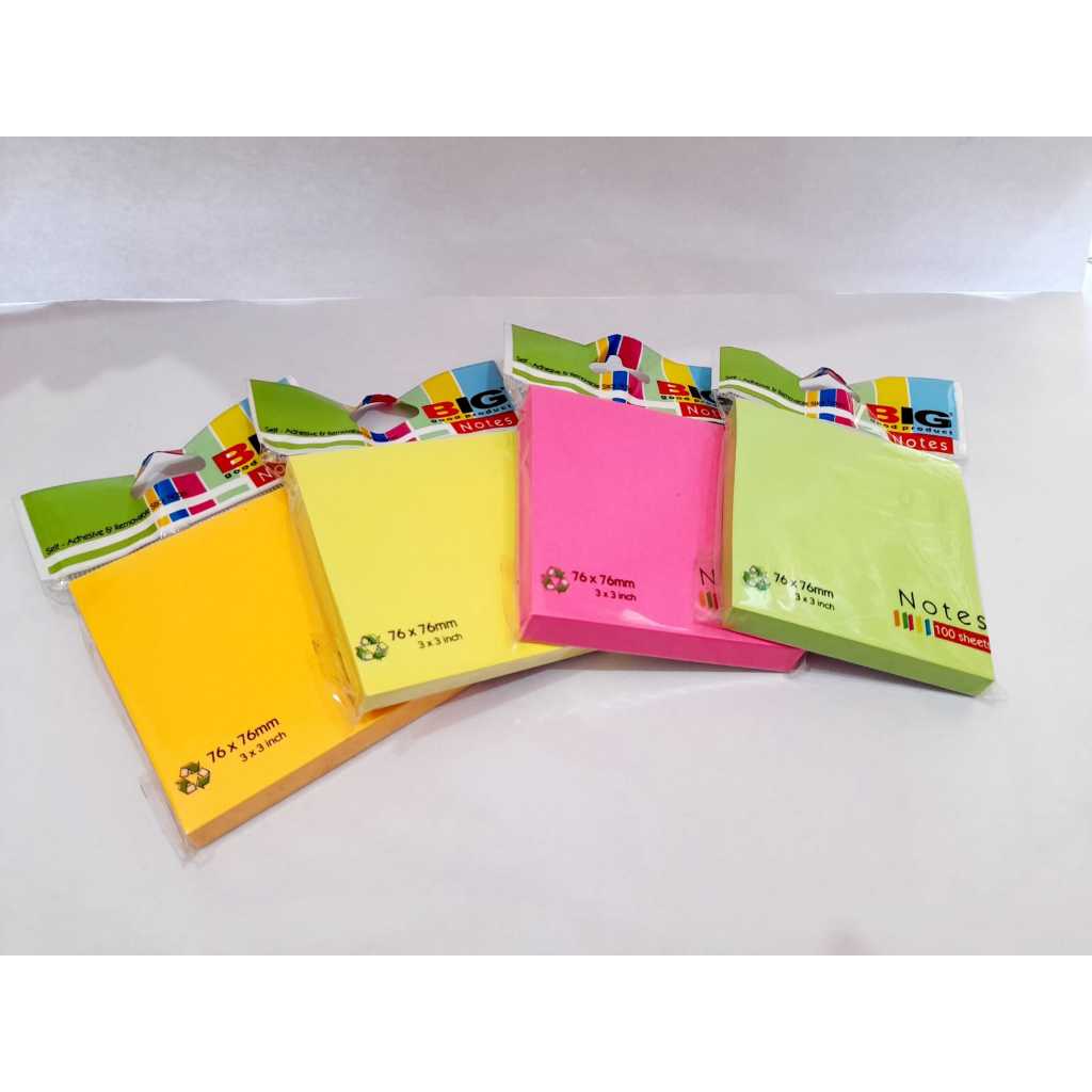 Jual Sticky Note Polos Memo Stick Sheets Kertas Sticky Notes Tempel