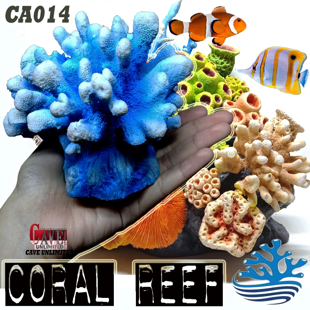 Jual Ca014 Terumbu Karang Buatan Anemon Resin Coral Artificial Dekorasi