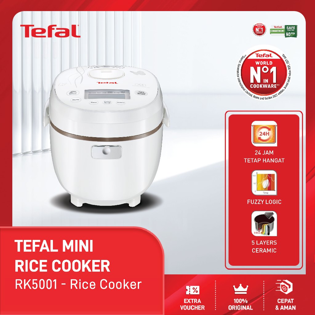 Jual Tefal Mini Cooker RK5001 0,7L Mini Rice Cooker Penanak Nasi