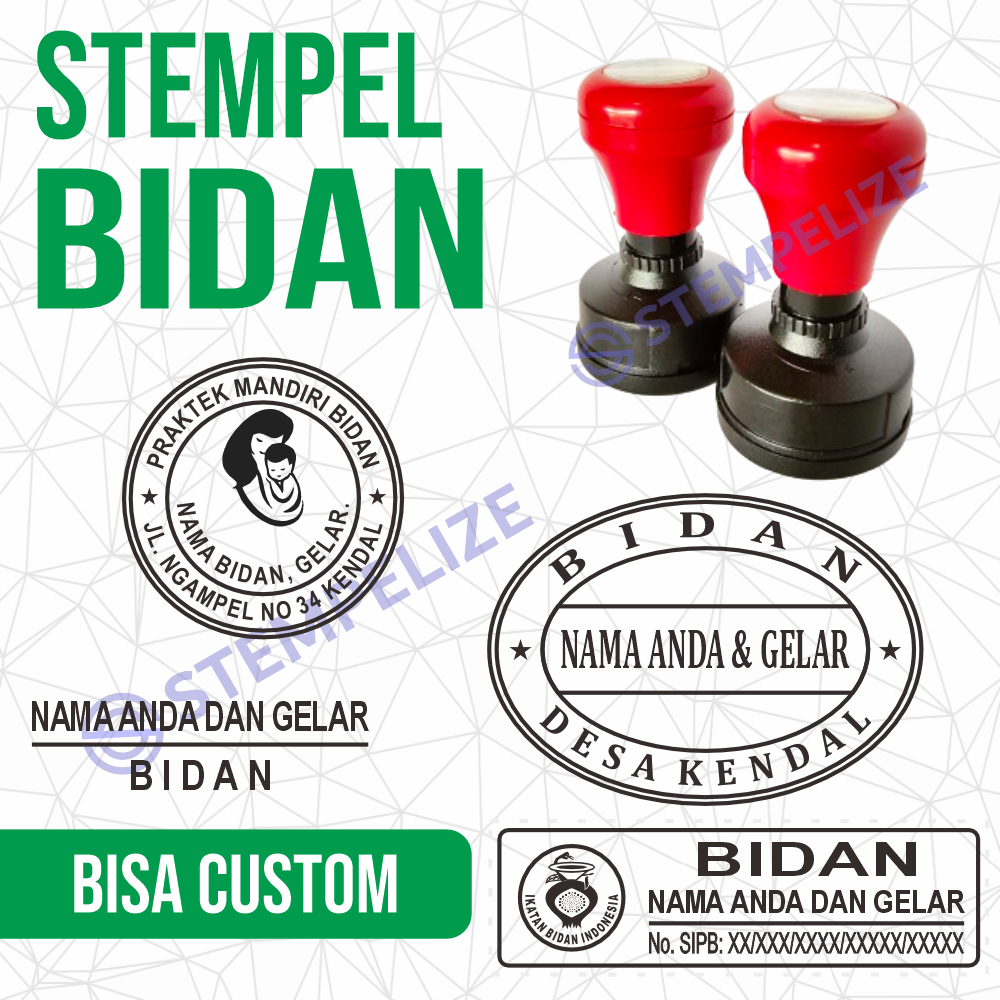 Jual Stempel Bidan Praktek Mandiri Bidan Desa Shopee Indonesia