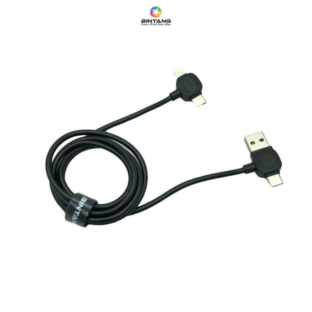 Jual KABEL DATA BT MULTIFUNGSI OCTOPUS SERIES 4IN1 | Shopee Indonesia
