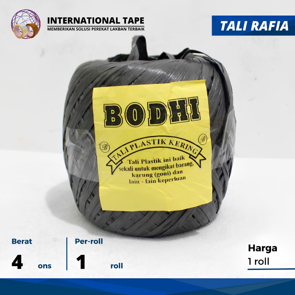 Jual TALI RAFIA BODHI 4ons #PER ROLL# | Shopee Indonesia