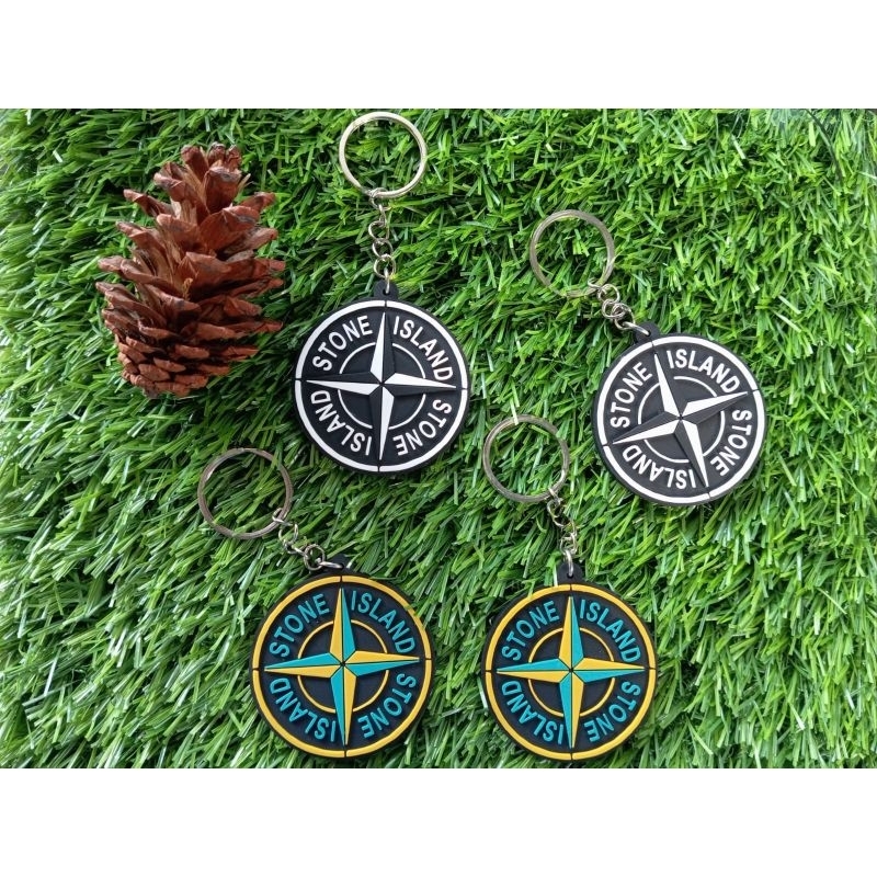 Jual Gantungan Kunci Karet Stone Island - Rubber Key Chain Merchandise ...