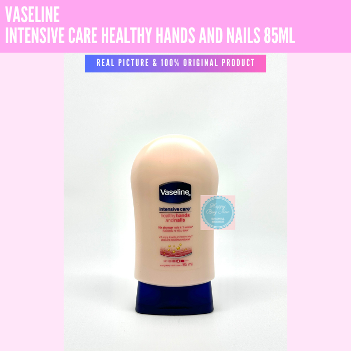 Jual Vaseline Intensive Care Healthy Hands And Nails 85ml Hand Cream Pelembab Tangan And Kuku 8609