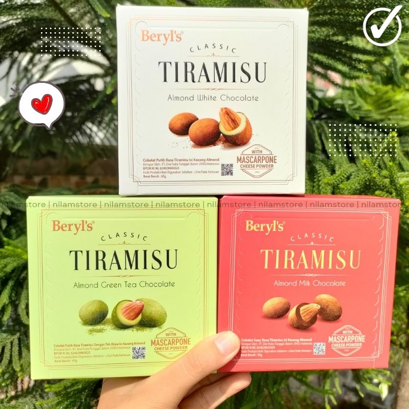 Jual Coklat Beryl's Coklat Tiramisu 65g | Coklat Beryl's Tiramisu 65g ...