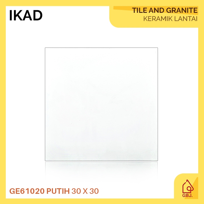 Jual Keramik Ikad 30 X 30 Putih Polos Ge61020 Keramik Lantai Putih