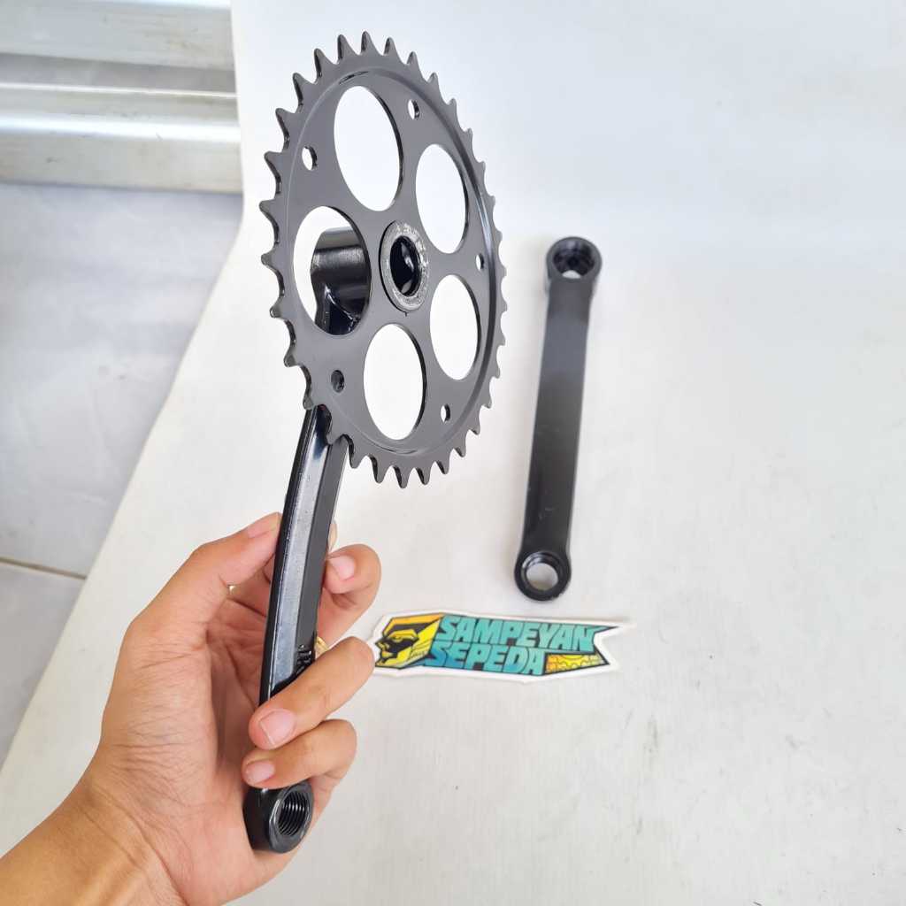 Jual Inter Crank Sepeda Single Speed 32T 165mm Piringan Mini CTB Fixie ...