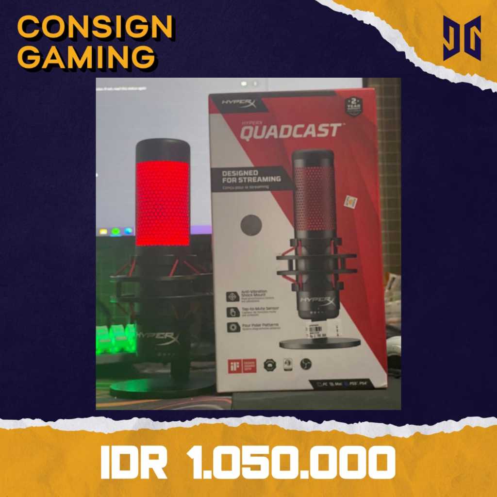 Jual HYPERX QUADCAST ( CODE : FL874 ) | Shopee Indonesia