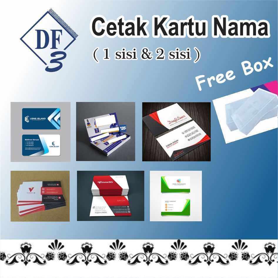 Jual Cetak Kartu Nama ( 1 Sisi / 2 Sisi ) | Shopee Indonesia