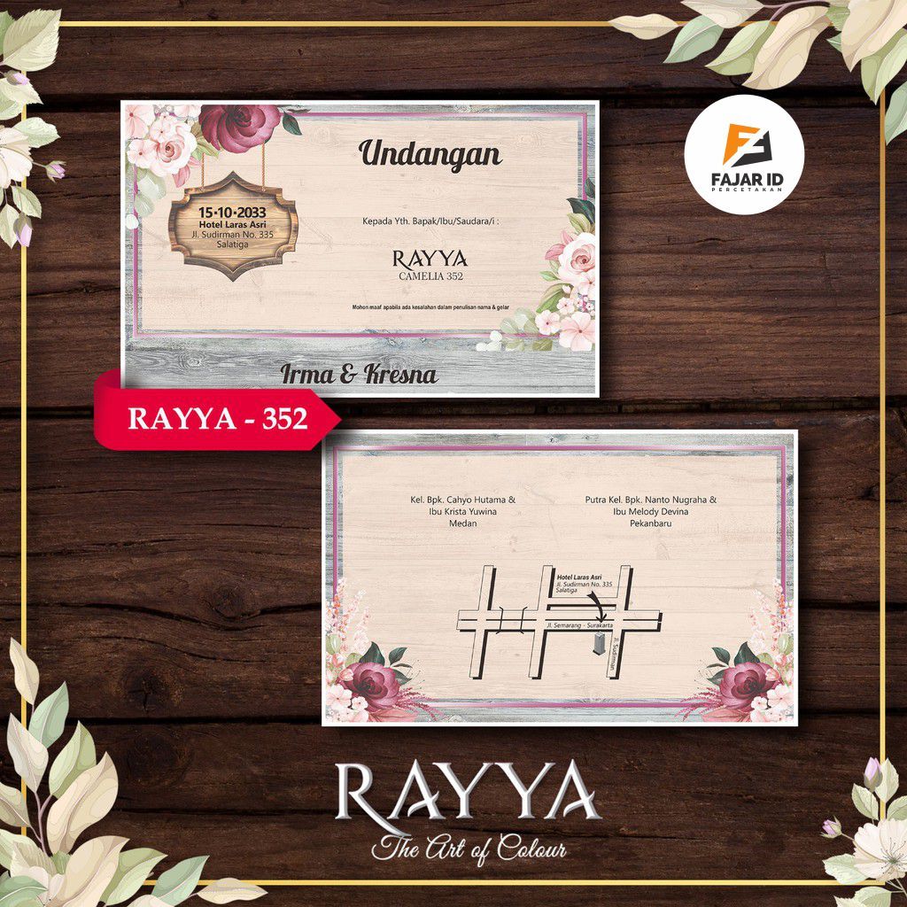 Jual UNDANGAN PERNIKAHAN / KARTU UNDANGAN PERNIKAHAN MURAH / UNDANGAN ...