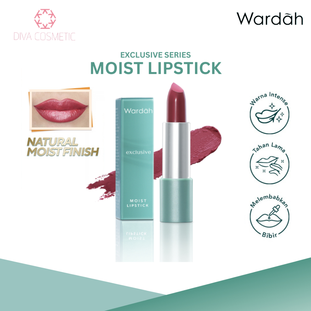 Wardah Exclusive Moist Lipstick 3.5 g
