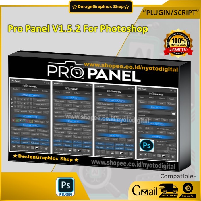 Jual Plugin Action Script Pro Panel V1.5.2 Panel Plugin Extention ...