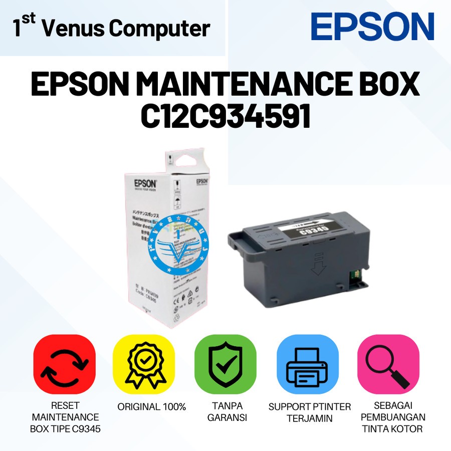 Jual Maintenance Box C9345 Epson L15150 L15160 L6550 L6580 Et 5800 Shopee Indonesia 0413