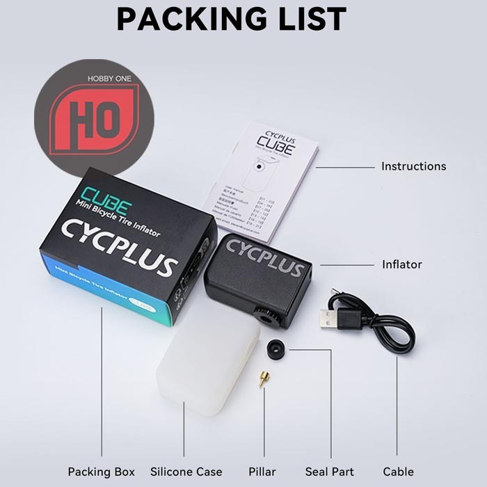 CYCPULS CUBE Mini Bicycle Tire Inflator（The ultra-portable