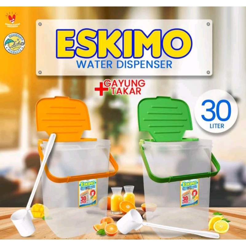 Jual Tempat Es Buah Eskimo Liter Tempat Es Buah Plastik Shopee