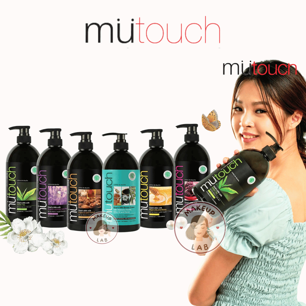 Jual MU TOUCH Goats Milk Shower Cream Pump Sabun Mandi Goat's Milk Cair ...
