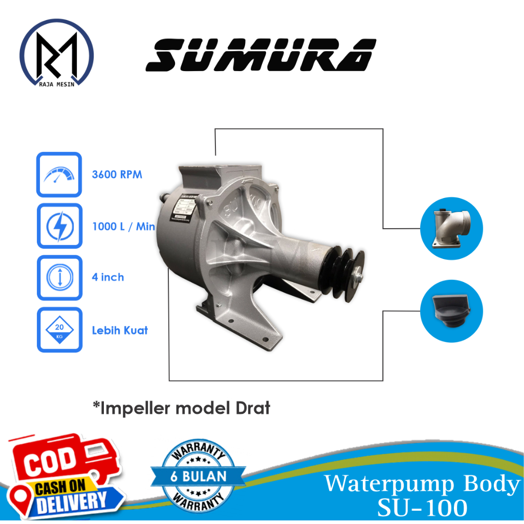 Jual Pompa Air / Water Pump Body Sumura SU-100 | Shopee Indonesia
