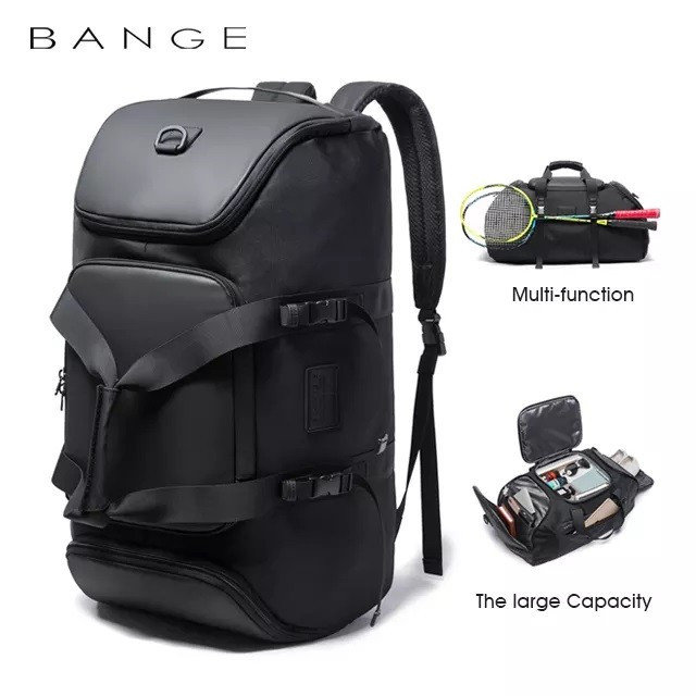 Jual BANGE BG7088 Tas 2-in-1 Ransel Travel Duffel Gym Bag Backpack