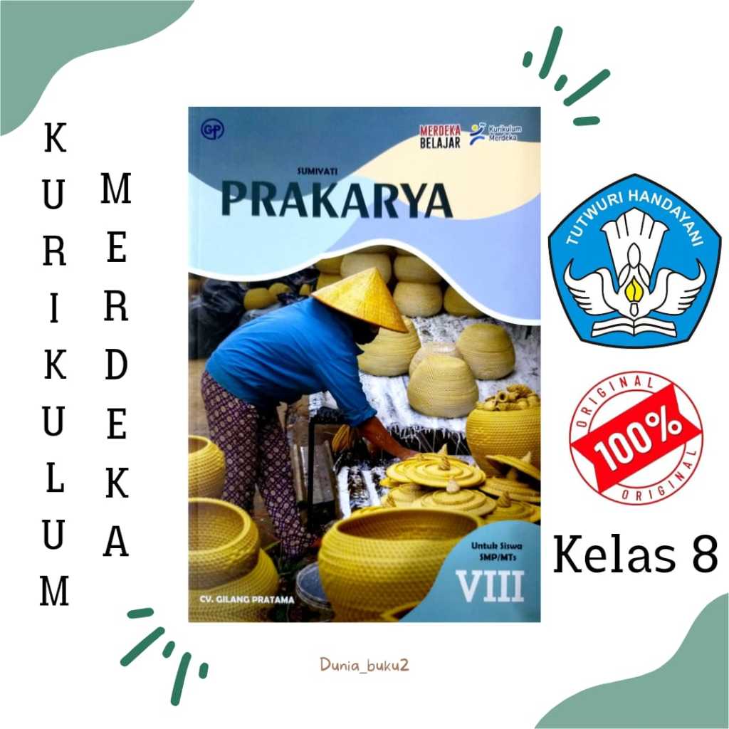 Jual BUKU SISWA PRAKARYA KURIKULUM PENGGERAK-MERDEKA KELAS 8 SMP/MTS ...