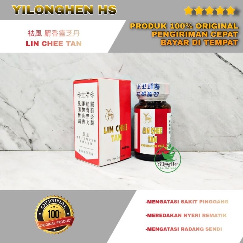 Jual Lin Chee Tan Rheumatism Pills Cap Rusa Obat Rematik Asam Urat ...