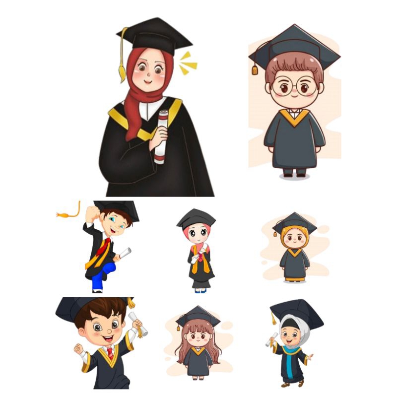 Jual topper buket wisuda 10pcs | Shopee Indonesia