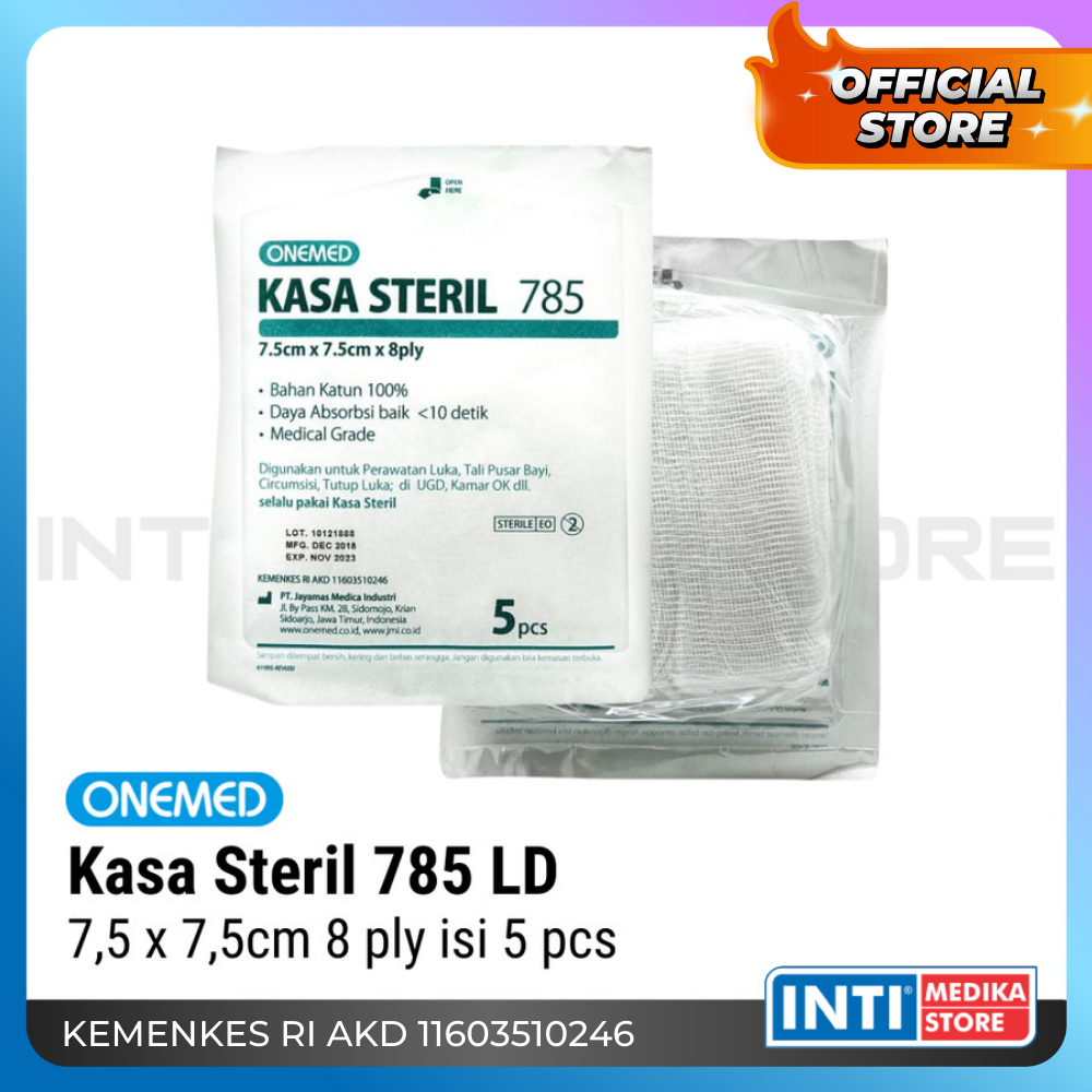 Jual Onemed Kasa Steril Luka Ply Lipat Dalam Ld Shopee Indonesia