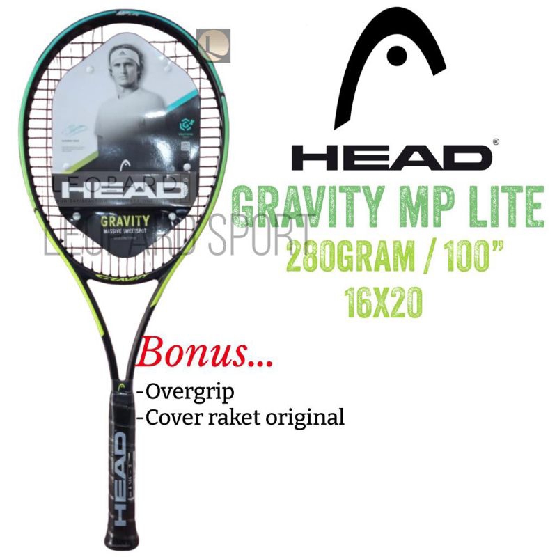 Jual Raket Tenis HEAD GRAVITY MP LITE 280g 100" / Raket Tennis Shopee