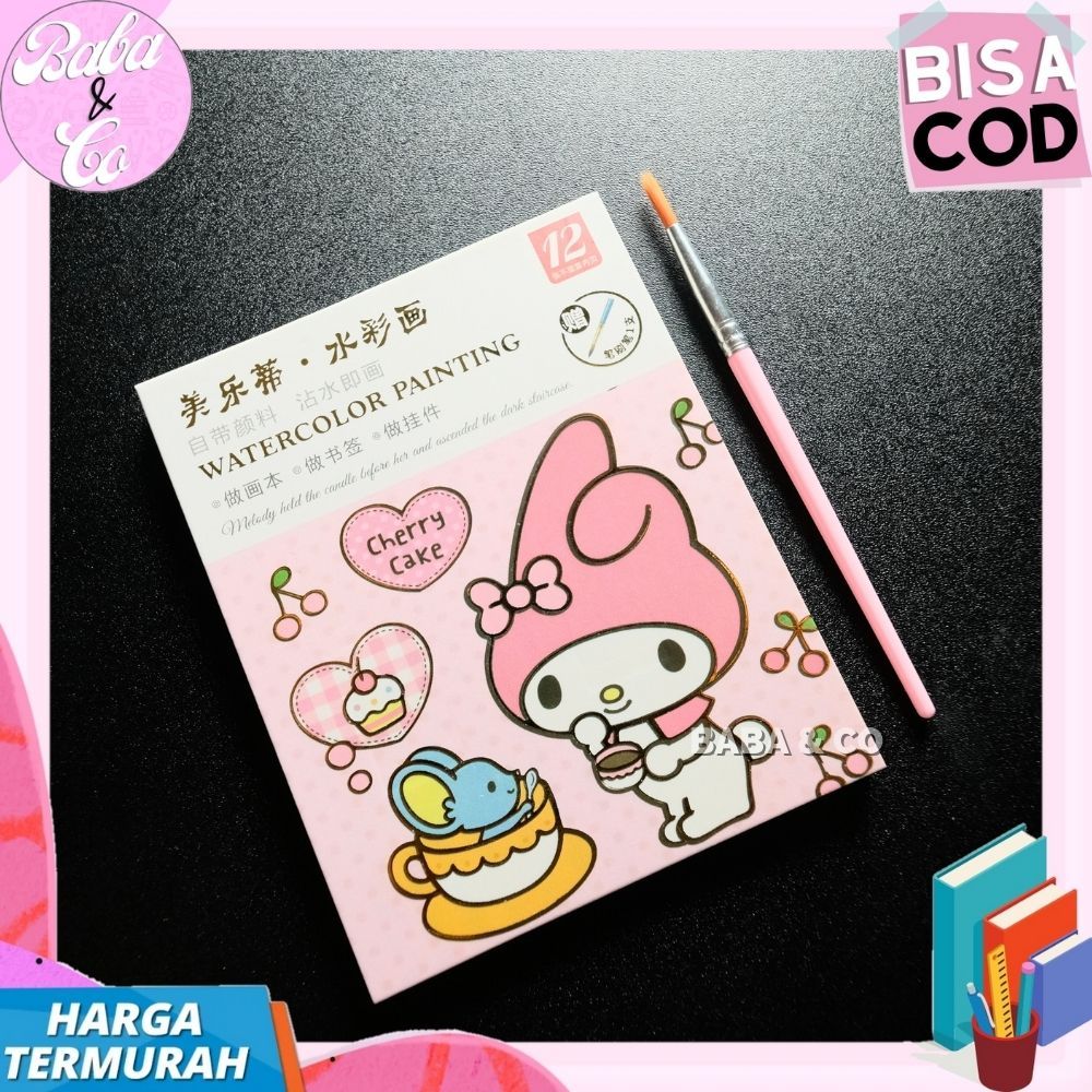 Jual BUKU MEWARNAI CAT AIR RANDOM MOTIF TCX-23 BK-1054 MAGIC WATER ...