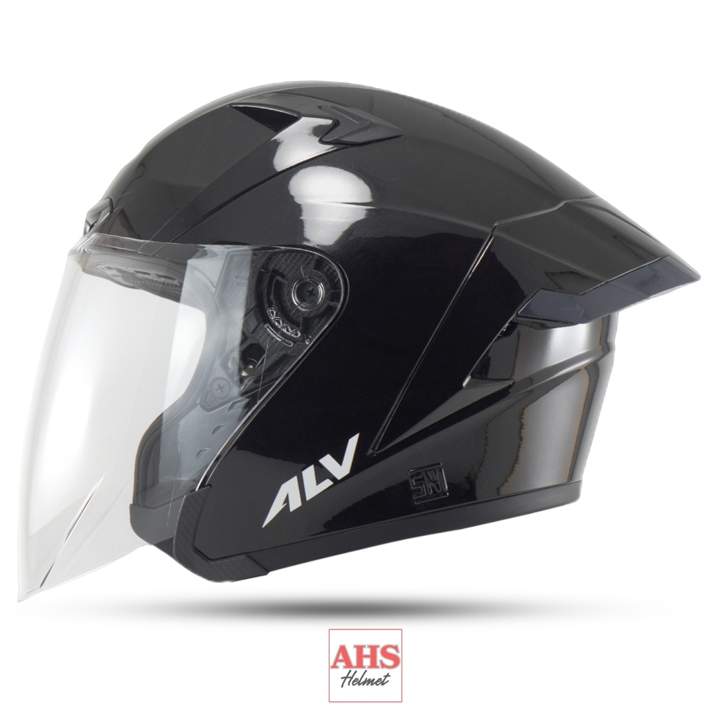 Jual ALV ULTRON PRO - HELM HALF FACE PUTIH SOLID STANDART SNI / HELM ...