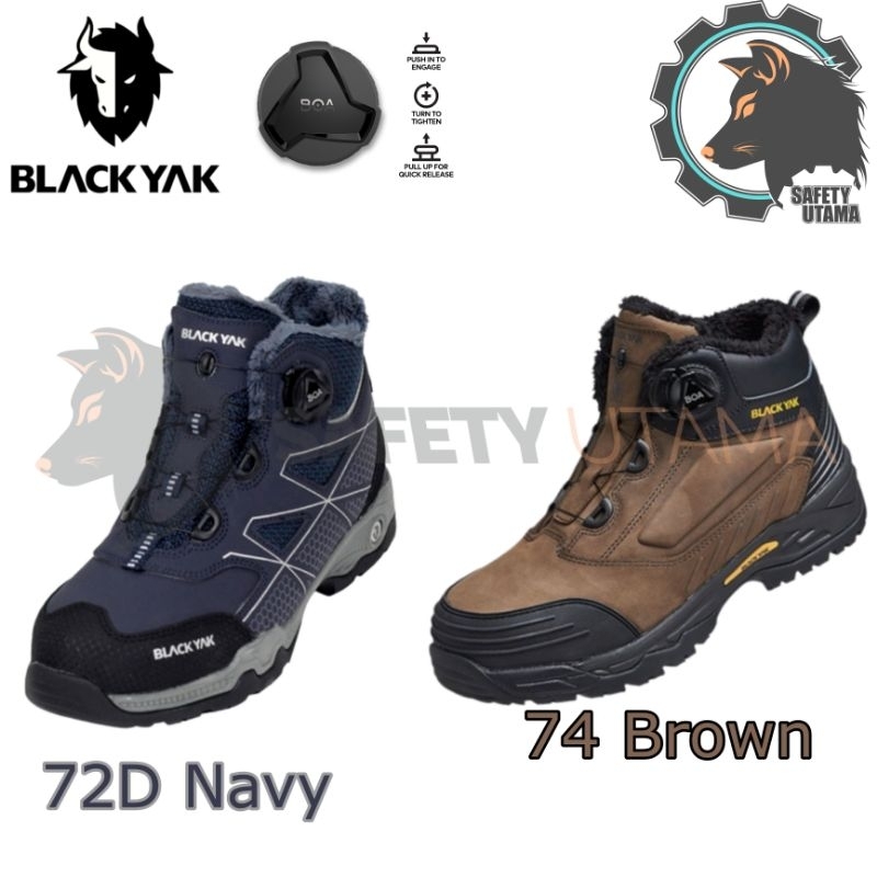 Jual LIMITED EDITION Sepatu Safety shoes Black yak Boa Fastrack Original BNWB Shopee Indonesia