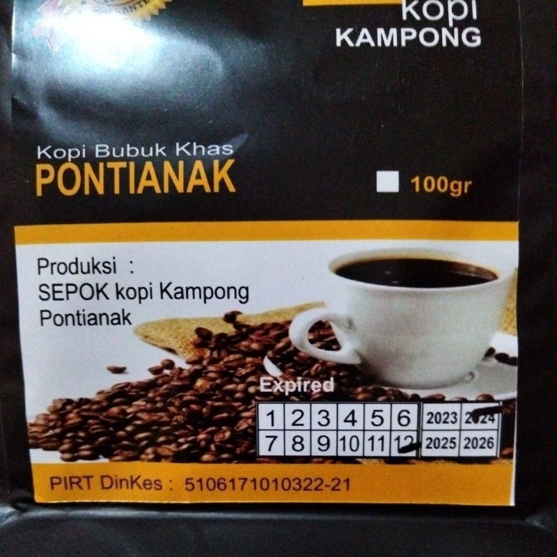 Jual Sepok Kopi Kampong / Kopi Bubuk Khas Pontianak / Oleh oleh Khas ...
