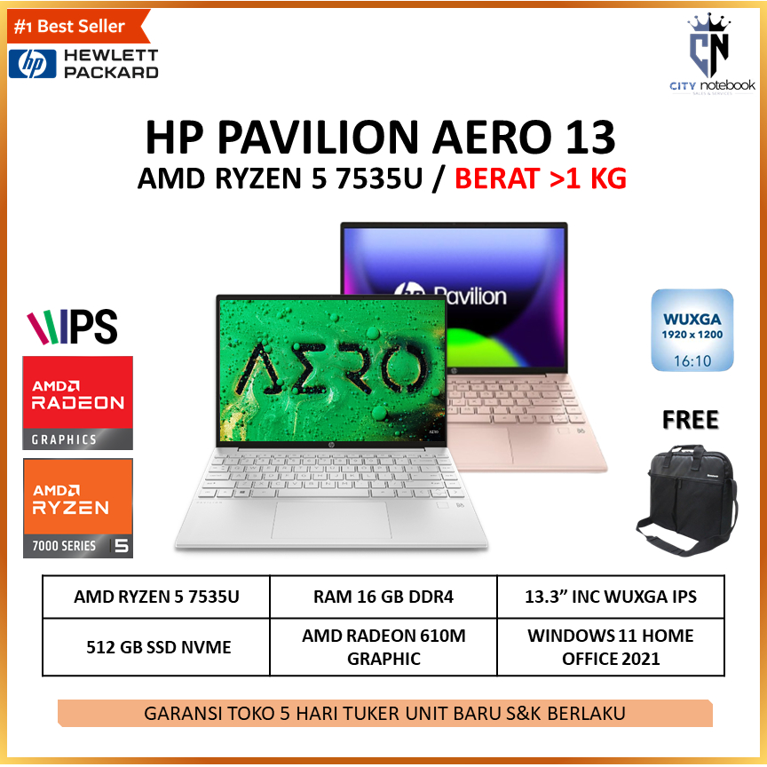 Jual pavilion aero 13 ryzen 5600u Harga Terbaik & Termurah