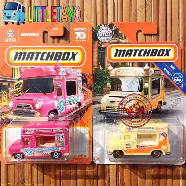 Jual MATCHBOX ICE CREAM KING 2019 KUNING 2022 COKLAT 2023 PINK MOBIL