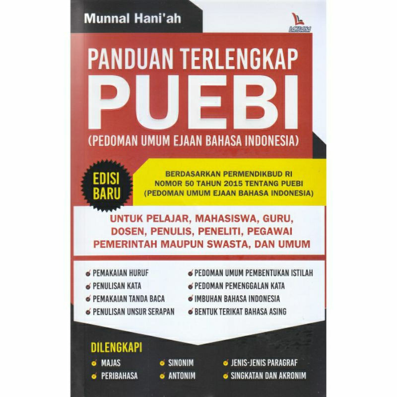 Jual Panduan Terlengkap PUEBI (Pedoman Umum Ejaan Bahasa Indonesia ...