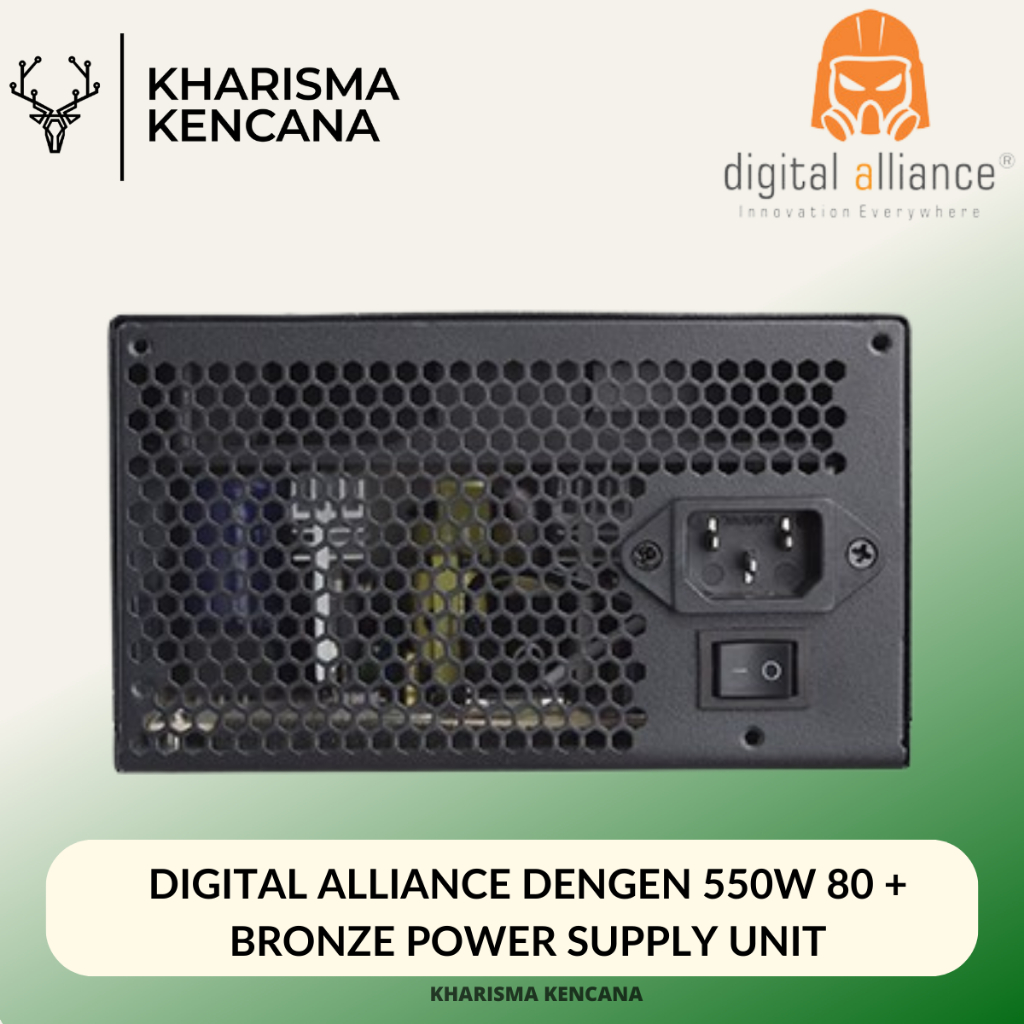 Jual DIGITAL ALLIANCE DENGEN 550W 80 + BRONZE POWER SUPPLY UNIT ...
