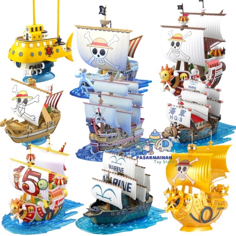 Jual Mainan Kapan One Piece Merry Going Thousand Sunny Grand Ship Kapal ...