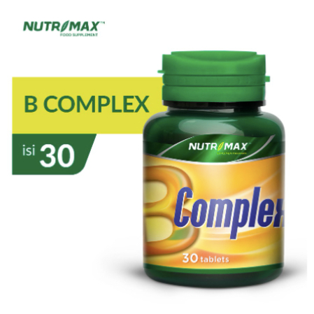 Jual Nutrimax B Complex 30 Tablet Vitamin B Nutrisi Otak Sistem Saraf ...